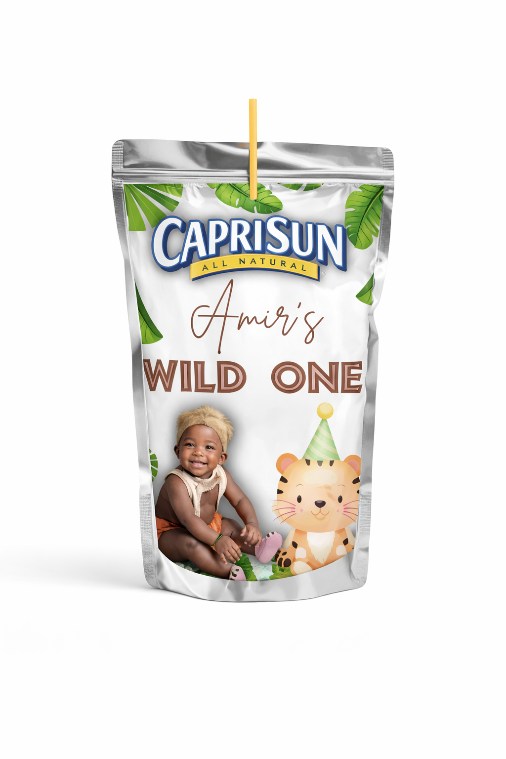 Custom Juice Pouch Labels – Personalized Drink Pouch Party Favors (Fits Capri Sun® & Kool-Aid Jammers®)