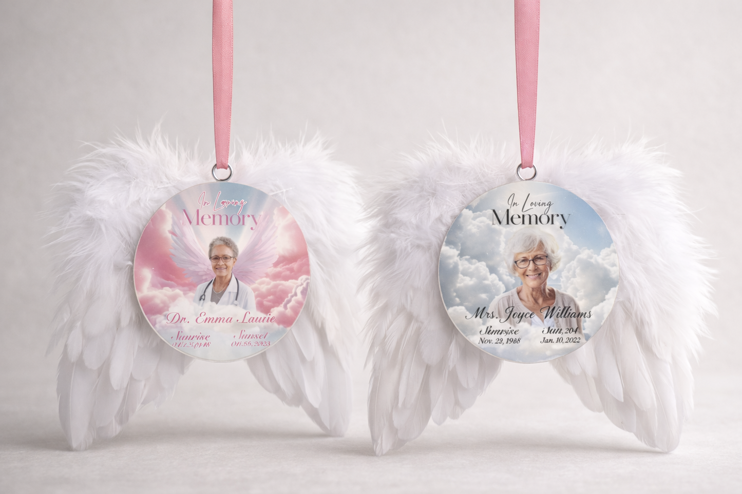 Custom Memorial Photo Ornament | Personalized Remembrance Ornament