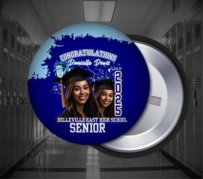 Graduation Photo Buttons | Custom Senior Pins