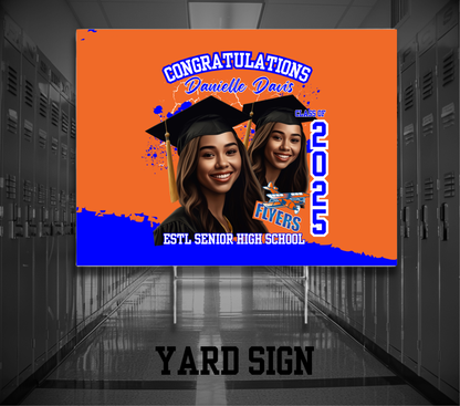 Graduation Yard Sign | Personalized Senior Yard Sign