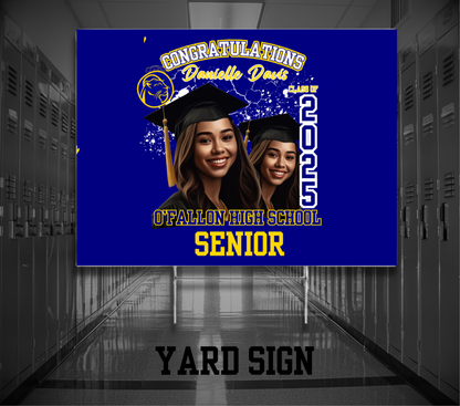 Graduation Yard Sign | Personalized Senior Yard Sign