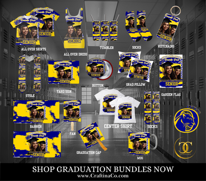 Graduation Photo Buttons | Custom Senior Pins