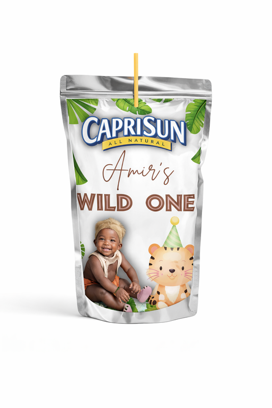 Custom Juice Pouch Labels – Personalized Drink Pouch Party Favors (Fits Capri Sun® & Kool-Aid Jammers®)