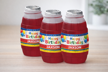 Custom Drink Bottle Labels – Personalized Party Drink Labels for Birthdays, Graduations & Celebrations