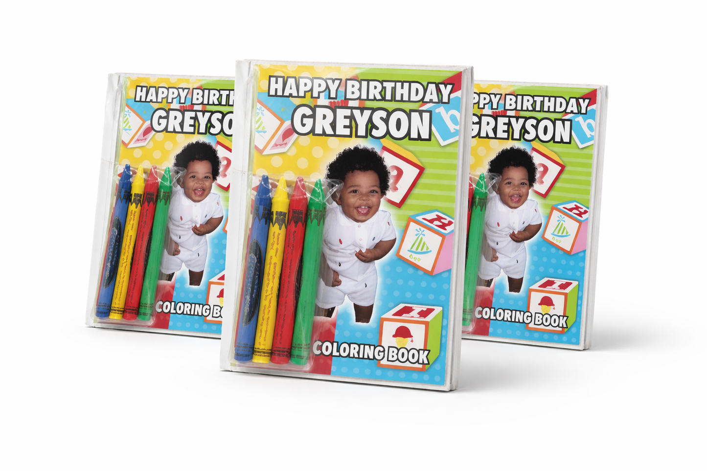 Custom Birthday Coloring Books for Kids – Personalized Party Favor Activity Books
