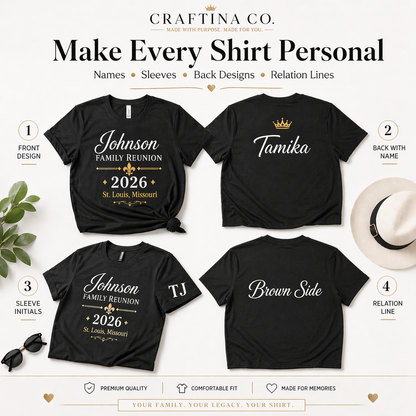 Johnson Family Reunion 2026 Shirts | Sample Preview