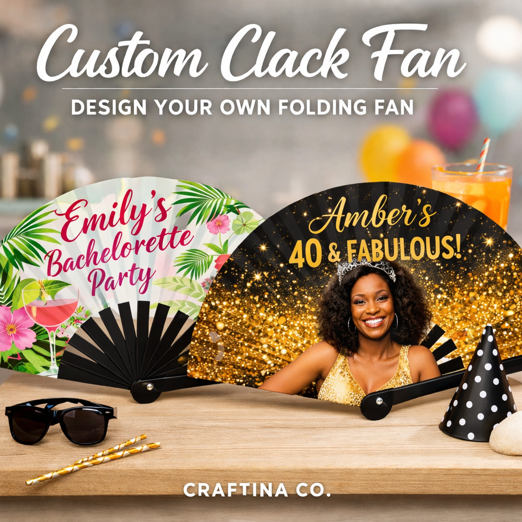 Custom Clack Fan | Design Your Own Folding Fan