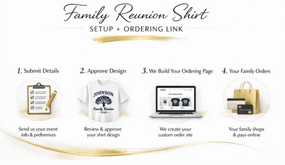 Family Reunion Shirt Setup + Ordering Link