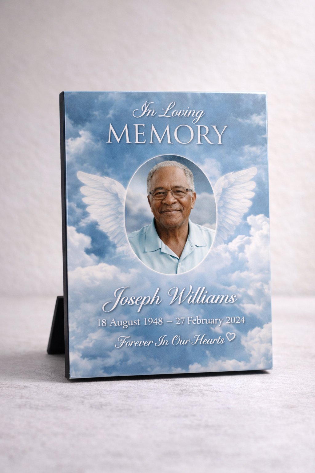 Personalized Memorial Photo Plaque | Custom Remembrance Plaque