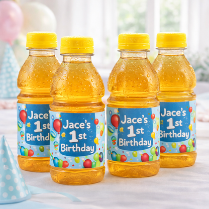 Custom Drink Bottle Labels – Personalized Party Drink Labels for Birthdays, Graduations & Celebrations