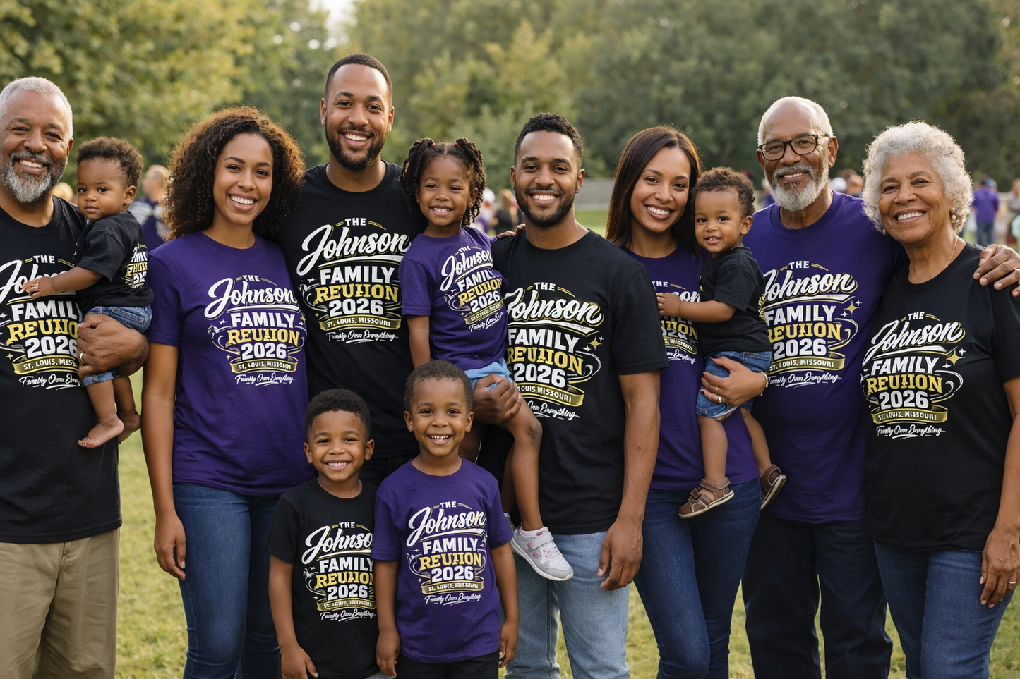 Johnson Family Reunion 2026 Shirts | Sample Preview