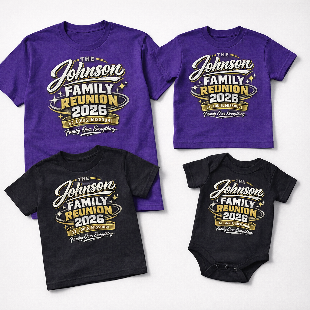 Johnson Family Reunion 2026 Shirts | Sample Preview