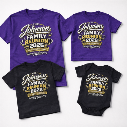 Johnson Family Reunion 2026 Shirts | Sample Preview