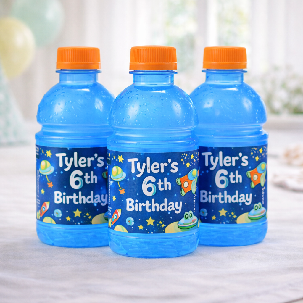 Custom Drink Bottle Labels – Personalized Party Drink Labels for Birthdays, Graduations & Celebrations