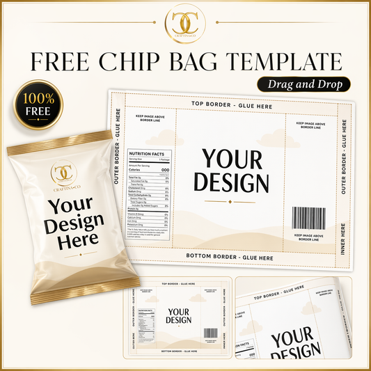 Free Canva Chip Bag Template